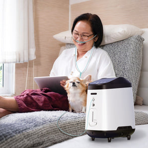 [🔥โปรโมชั่น+COD] VARON เครื่องผลิตออกซิเจนสำหรับใช้ในบ้าน รุ่น 105W ปรับอัตราการไหลได้ 1-7 ลิตร/นาที การรับประกัน 1 ปี