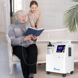 VARON Serene 5 เครื่องผลิตออกซิเจนเกรดพรีเมียมสำหรับใช้ในบ้าน ขนาด 5 ลิตร/นาที