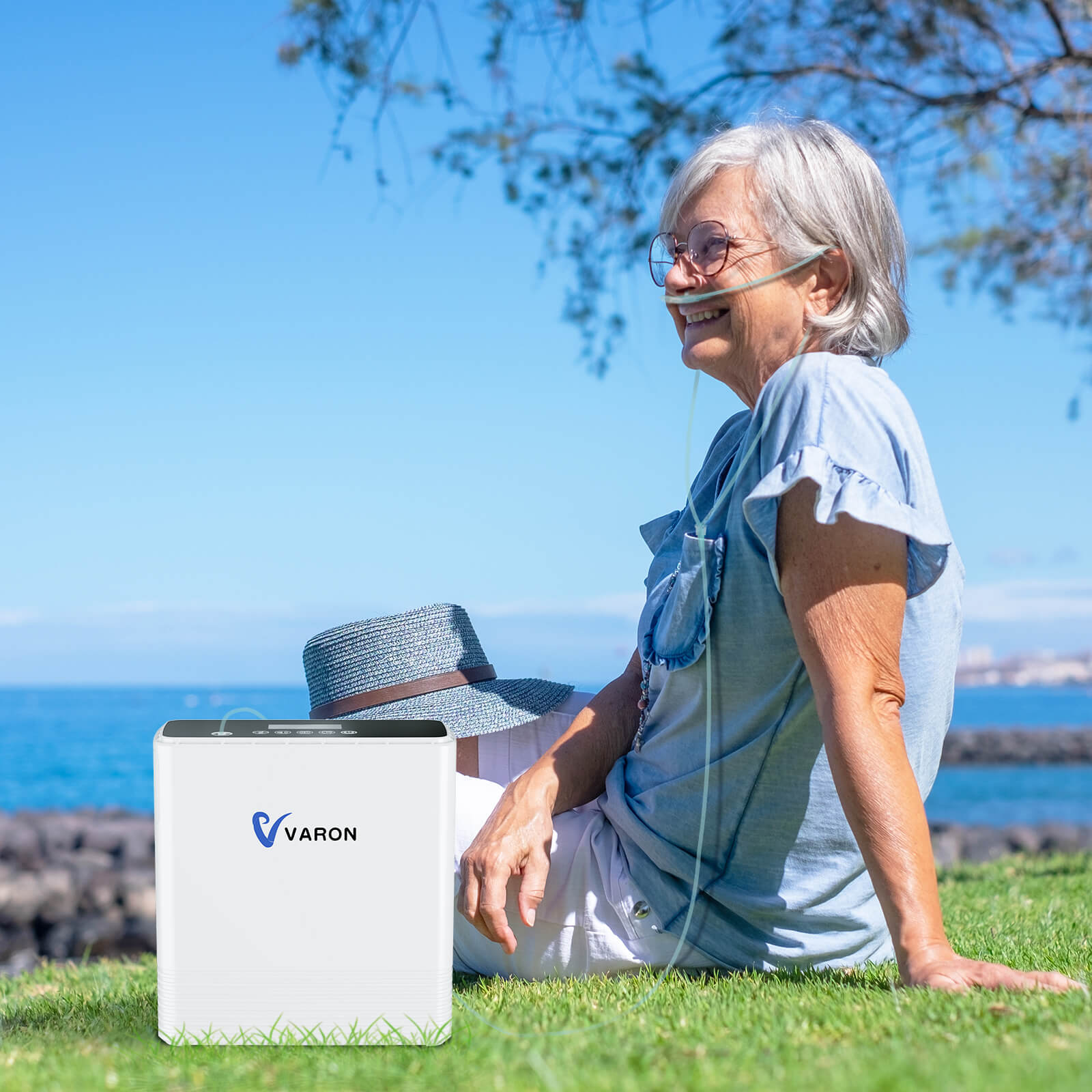 [👍แนะนำ]VARON NT-06 เครื่องผลิตออกซิเจนแบบพกพา จ่ายออกซิเจนต่อเนื่อง 1-6 ลิตร/นาที การรับประกัน 1 ปี