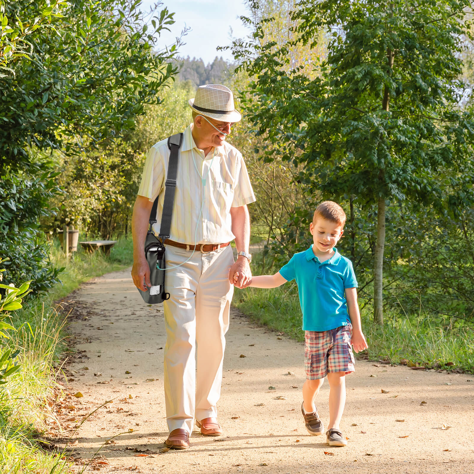 VARON NT-02 เครื่องผลิตออกซิเจนแบบพกพา ระบบจ่ายออกซิเจนแบบพัลส์ 5 ลิตร/นาที การรับประกัน 1 ปี