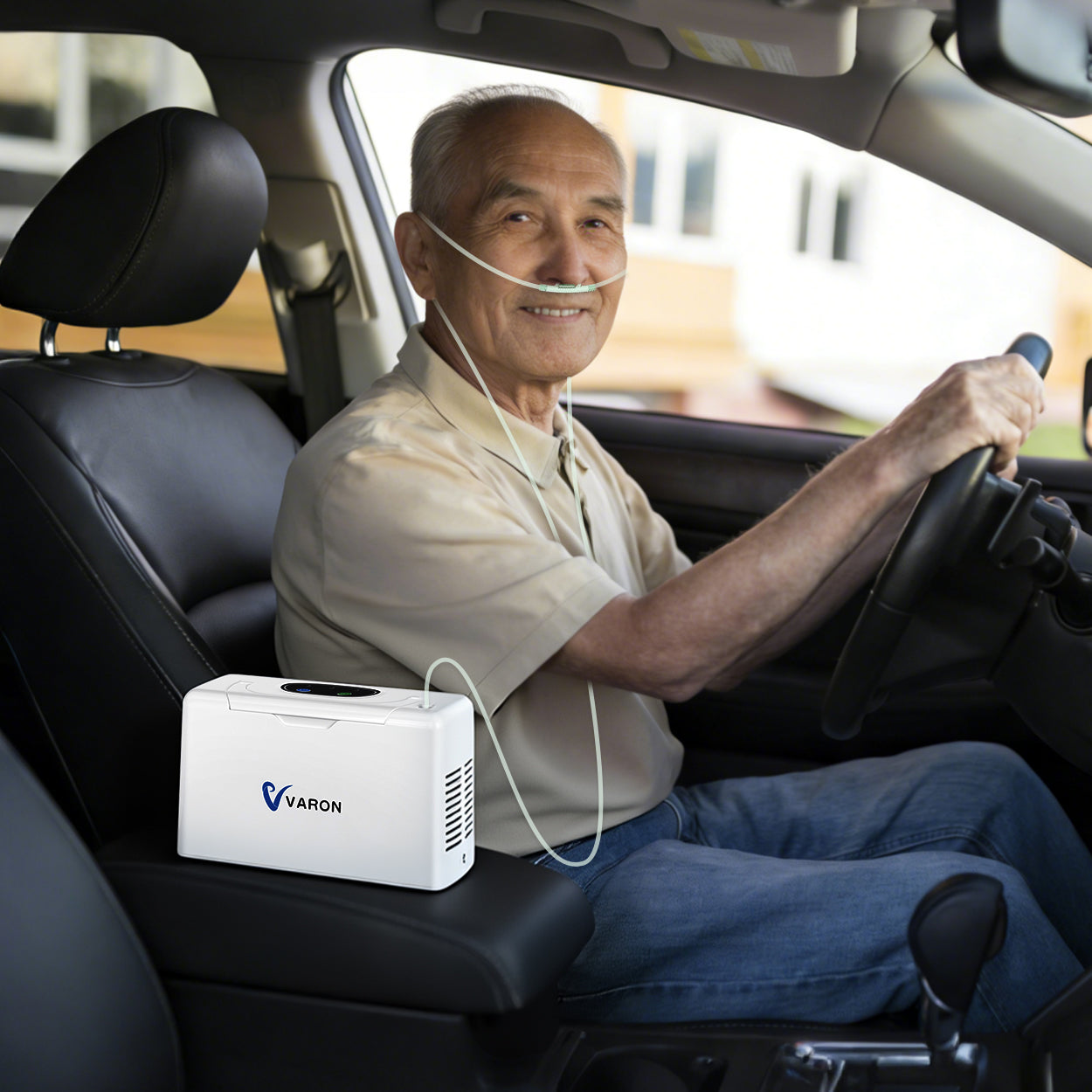 [🔥ขายดี] VARON เครื่องผลิตออกซิเจนพกพา 3L/นาที รุ่น NT-05 การรับประกัน 1 ปี