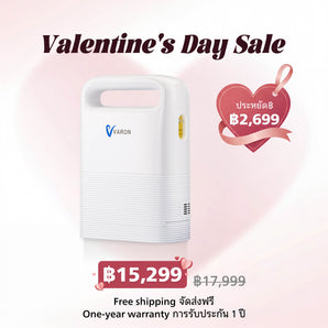 VARON NT-02 เครื่องผลิตออกซิเจนแบบพกพา ระบบจ่ายออกซิเจนแบบพัลส์ 5 ลิตร/นาที การรับประกัน 1 ปี
