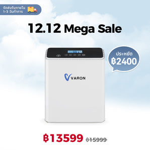 [👍แนะนำ]VARON NT-06 เครื่องผลิตออกซิเจนแบบพกพา จ่ายออกซิเจนต่อเนื่อง 1-6 ลิตร/นาที การรับประกัน 1 ปี